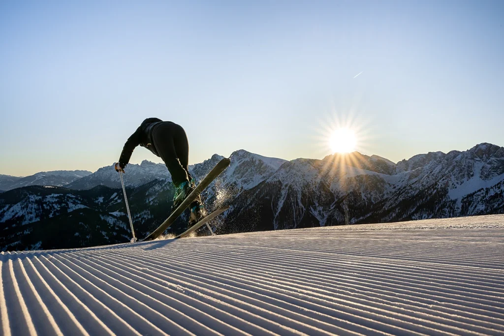 first skier go altura