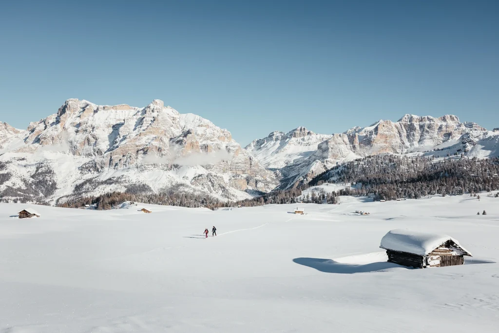 paesaggio Alta Badia con neve - go altura